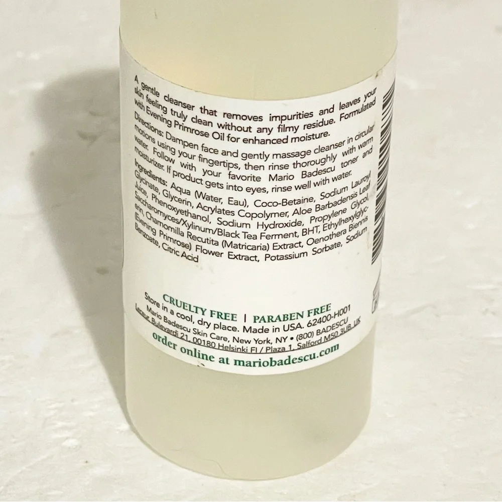 Mario Badescu Gentle Foaming Cleanser 2.8oz‎ Skincare Face NEW